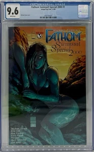 Michael Turners FATHOM Badeanzug Special #1 (2000) CGC 9.6 Bild Top Kuh Comics! - Bild 1 von 7