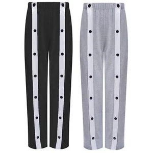 Kids Boys Trousers Sports Pants Wide Leg Sweatpants Running Homewear Bottom - Picture 1 of 20