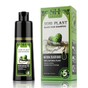 500ML Natural Plants Hair Dye Color Permanent Instant Fast 5-Min Hair Shampoo US - Picture 1 of 27