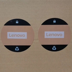 100x Lenovo Nueva Etiqueta Marrón Redonda, Uso para Portátil Lenovo Sello Desgarrado No válido - Imagen 1 de 6