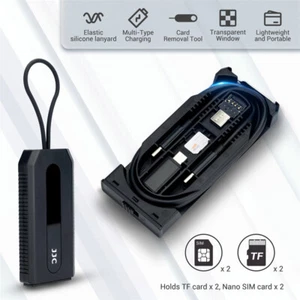 Multi-Function 22" 65W USB Type C Cable+Type A Micro USB OTG Adapter Case Travel - Picture 1 of 20
