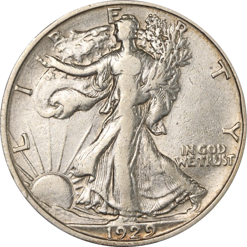 1929-S Walking Liberty Half - Image 1 of 2