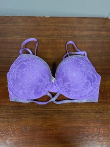 Sujetador push-up Victoria's Secret muy sexy 32DD lavanda deslumbrado - Imagen 1 de 2