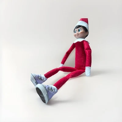 Zapatillas altas inspiradas en Converse para muñeca de moda Elf Prop - PÚRPURA Foto 1 de 3