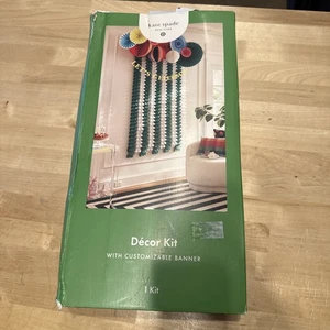 KATE SPADE New York x Target PARTY DECOR KIT with Customizable Banner - NIB - Picture 1 of 5