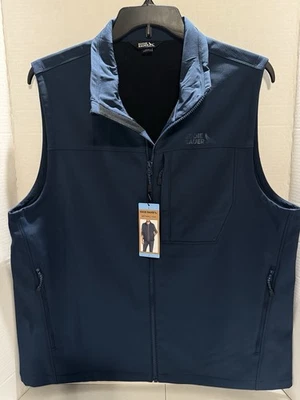 Chaleco para Hombres Eddie Bauer/Azul/Crebilla Completa/Cáscara Suave ~ Talla L Foto 1 de 4