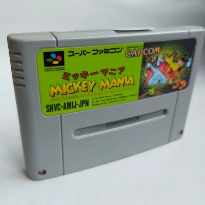 Mickey Mania Capcom pre-owned Nintendo Super Famicom SFC SNES Te - Image 1 of 4