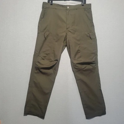 Icebreaker Pants Mens 36x30 Army Green Merino Wool Blend Outdoor Hike Camp Fish - Image 1 of 4