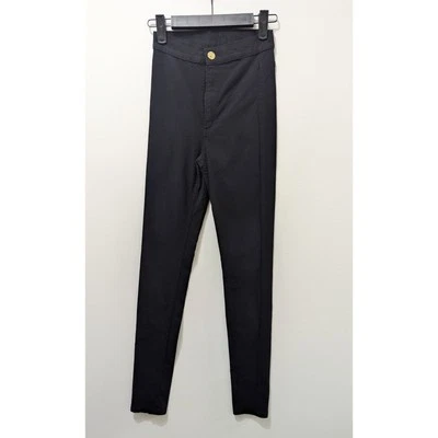 Pantalones negros DIVIDED BY H&M súper ajustados cintura alta talla 4 Foto 1 de 4