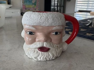 Vintage 1976 Weihnachten Weihnachtsmann Tasse ~ Kitsch, makellos - Bild 1 von 3