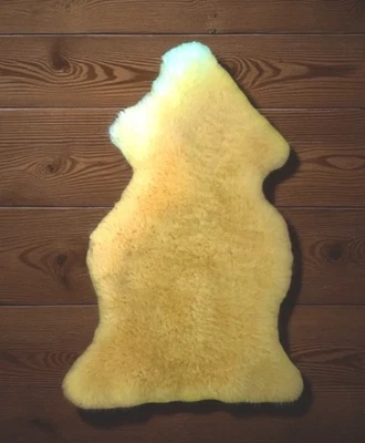 REN Natural Lambskin Sheepskin Rug 31” X 18” Australian - Image 1 of 2