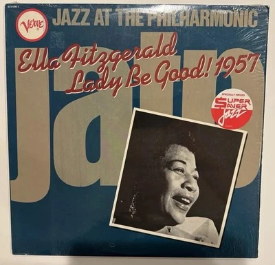 Ella Fitzgerald Lady Be Good! 1957 Jazz At The Philharmonic Vinyl LP NM/VG+ 1985 Foto 1 de 4