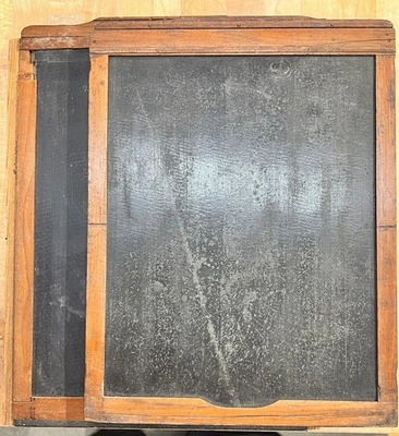 2 Antique Wooden Dry Plate Film Holders Full plate 6.5” x 8.5” 1890’s & 1920’s - Image 1 of 4