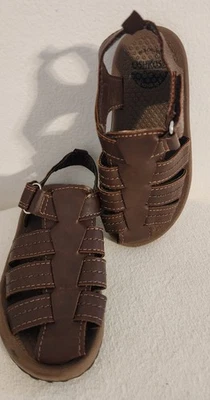 SANDALIAS DE CUERO PARA NIÑOS PEQUEÑOS OSH KOSH BY GOSH color marrón talla 9 Foto 1 de 4