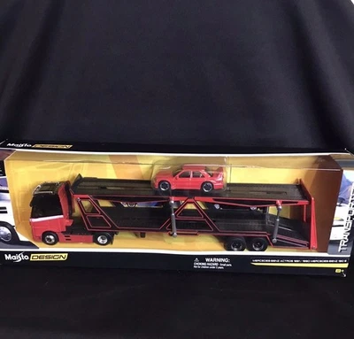 Transportadores de diseño Maisto Mercedes-Benz Actros 1851 / 1990 Mercedes-Benz 190 E Foto 1 de 4