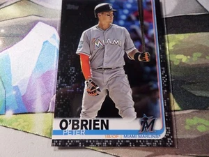 2019 Topps Black Parallel #23/67 Peter O'Brien Marlins - Picture 1 of 2