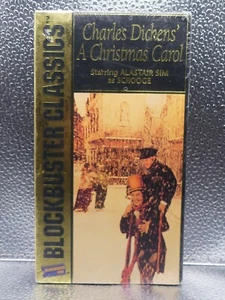 Charles Dickens' A Christmas Carol Blockbuster VHS New Factory Sealed Videotape - Picture 1 of 9