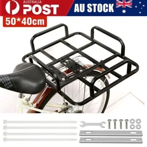 Steel Rear Cargo Bag Rack For Scooter Electric Bicycle Ebike Bicycle Push Bike - Picture 1 of 9
