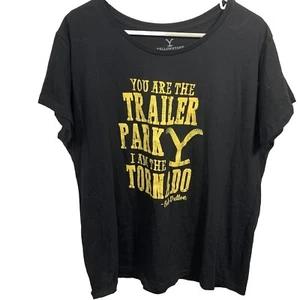 Camiseta Yellowstone You Trailer Park I Am Tornado Mujer Talla 2XL Negra Dutton Regalo - Imagen 1 de 5