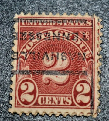 2 - 1930 US Stamps Scott #J-71 - 2 Cent Postage Due - Used/NH/NG/VF - Image 1 of 2