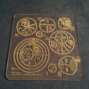 Wild Gears Compact Set by Aaron Bleakley - Spirographs for Grown Ups! - Picture 1 of 3