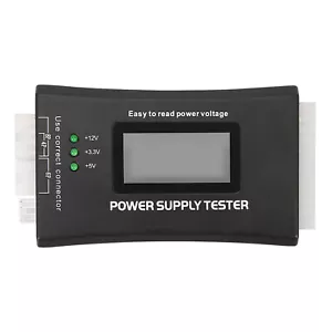PC 20/24 Pin LCD Displays Digital Power Supply Tester For ATX BTX ITX SATA HDD - Photo 1/12