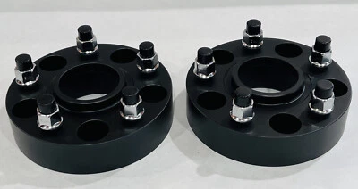 Mishimoto 5X127 Black 1.5" Thick Wheel Spacers For 2018+ Jeep Wrangler JL - Image 1 of 4