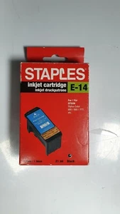 Staples Inkjet Cartridge E-14 Black 21 ML For Epson Stylus Color 680 / 685 / 777 - Picture 1 of 11