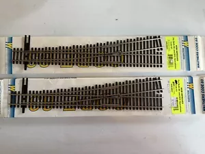 WALTHERS HO #948-8803 Code 83 #6 LEFT Hand Turnout DCC Nickel Silver New Lot of2 - Picture 1 of 3