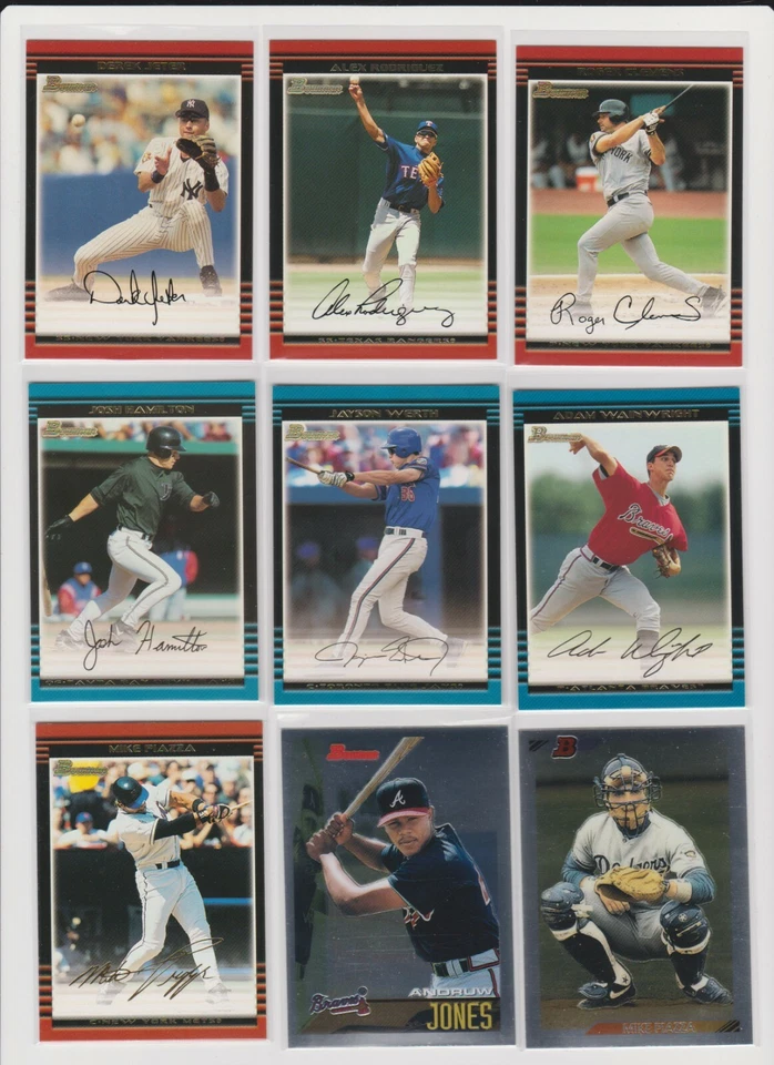 2002 Bowman Baseball You Pick NM base stars RC rookie Chrome insert HOFer - Image 1 of 1