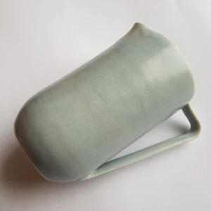 Jim Boddington Ceramics Art Deco Pottery jug pitcher JB glazed grey 15cm English - Picture 1 of 17