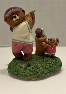 Camiseta Hallmark Tender Touches para dos osos y ardillas golf 1994 con caja - Imagen 1 de 14
