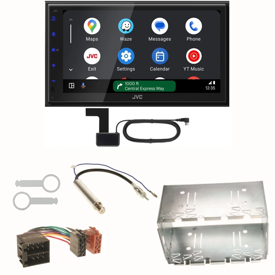 JVC KW-M595DBT Android Auto CarPlay Einbauset für Golf 4 Passat 3B 3BG Lupo - Bild 1 von 1