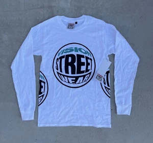 Vision Street Wear Size XS Mens White Logo Long Sleeve Brand New - Picture 1 of 8