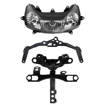 Conjunto de faros soportes de soporte de carenado superior aptos para Honda CBR954RR 2002-2003 Foto 1 de 4
