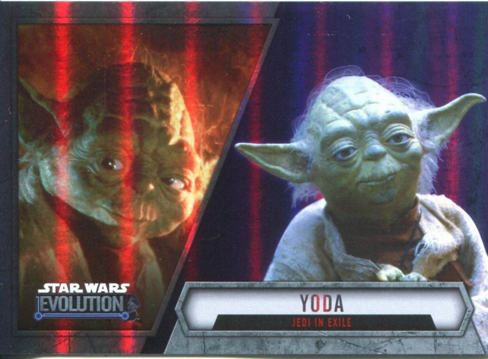 Star Wars Evolution 2016 Purple Parallel Card #26 Yoda - Jedi in Exile - Image 1 of 1