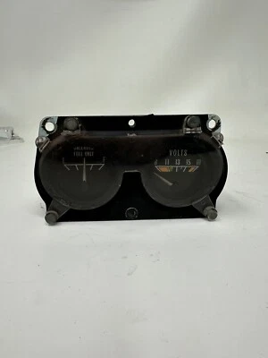 Pontiac Firebird Cluster 1975-1981 medidor de combustible y voltímetro Foto 1 de 2