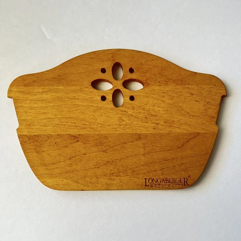 Longaberger WoodCrafts Cracker Bread Basket Divider Cover