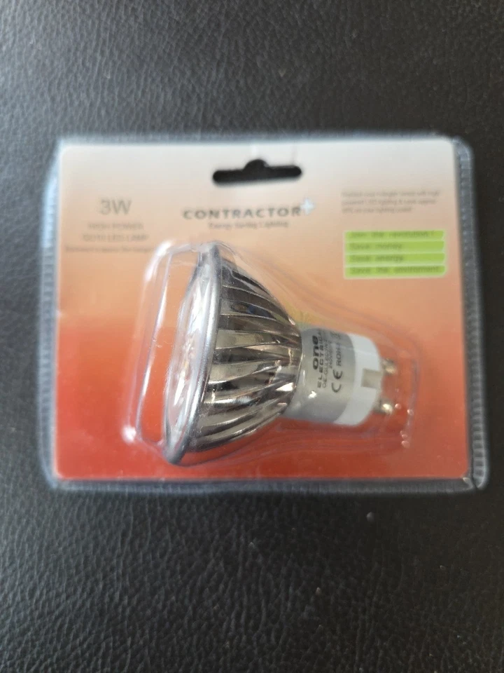 3W High Power GU10 LED Lamp Contractor - Image 1 of 1