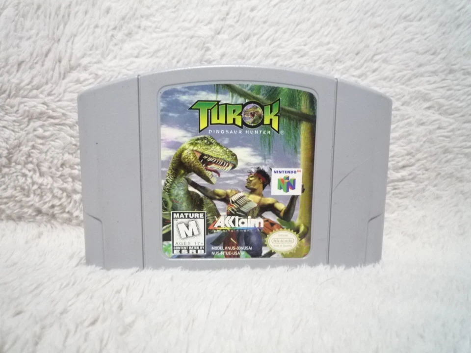 NINTENDO 64 ~ TUROK DINOSAUR HUNTER ~ VIDEO GAME - Image 1 of 1