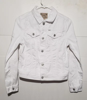Chaqueta de Camionero Polo Ralph Lauren Denim Color Blanco Juvenil Talla XLarge / 16 Foto 1 de 4