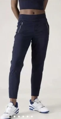 Athleta Women's Trekkie North  Jogger Size 8p Navy Blue Athletic Athleisure  - Image 1 of 4