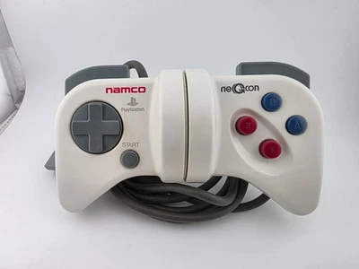 Namco neGcon Controller für PlayStation 1 PS1 PlayStation 2 PS2 1995 weiß - Image 1 of 4