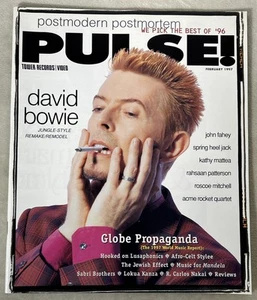 Pulse Magazine February 1997 David Bowie Postmodern Postmortem John Fahey A2 - Imagen 1 de 10