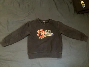 Polo Ralph Lauren Kids Sweatshirt Size 5 Polo Ralph Lauren Logo Print - Picture 1 of 3