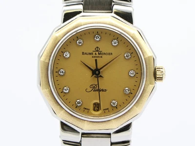 Reloj Baume & Mercier Riviera 5231 GP SS Cuarzo 11 Diamantes Damas Edición Foto 1 de 4