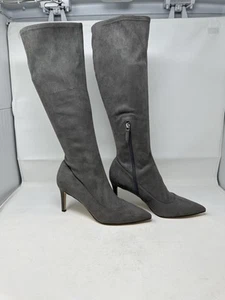 Nine West kniehohe Damen-Stilettostiefel, dunkelgrau Größe 11M - Bild 1 von 7