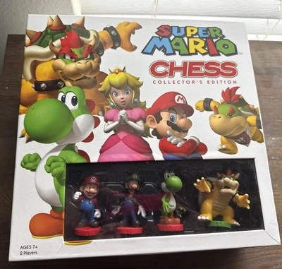 Super Mario Bros Nintendo 2010 Chess Set With Board - Image 1 of 4