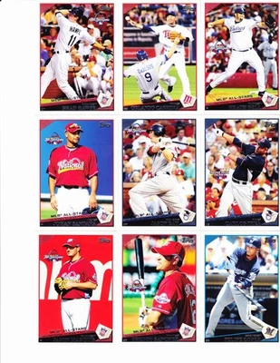 2009 TOPPS UPDATE BASEBALL 18 CARD LOT - JASON BAY + CARLOS PENA + JOHAN SANTANA - Image 1 of 4