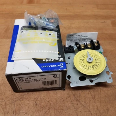Intermatic T101M Mechanical Time Switch, 120VAC, Single Pole, Single Throw - NEW - Image 1 of 4